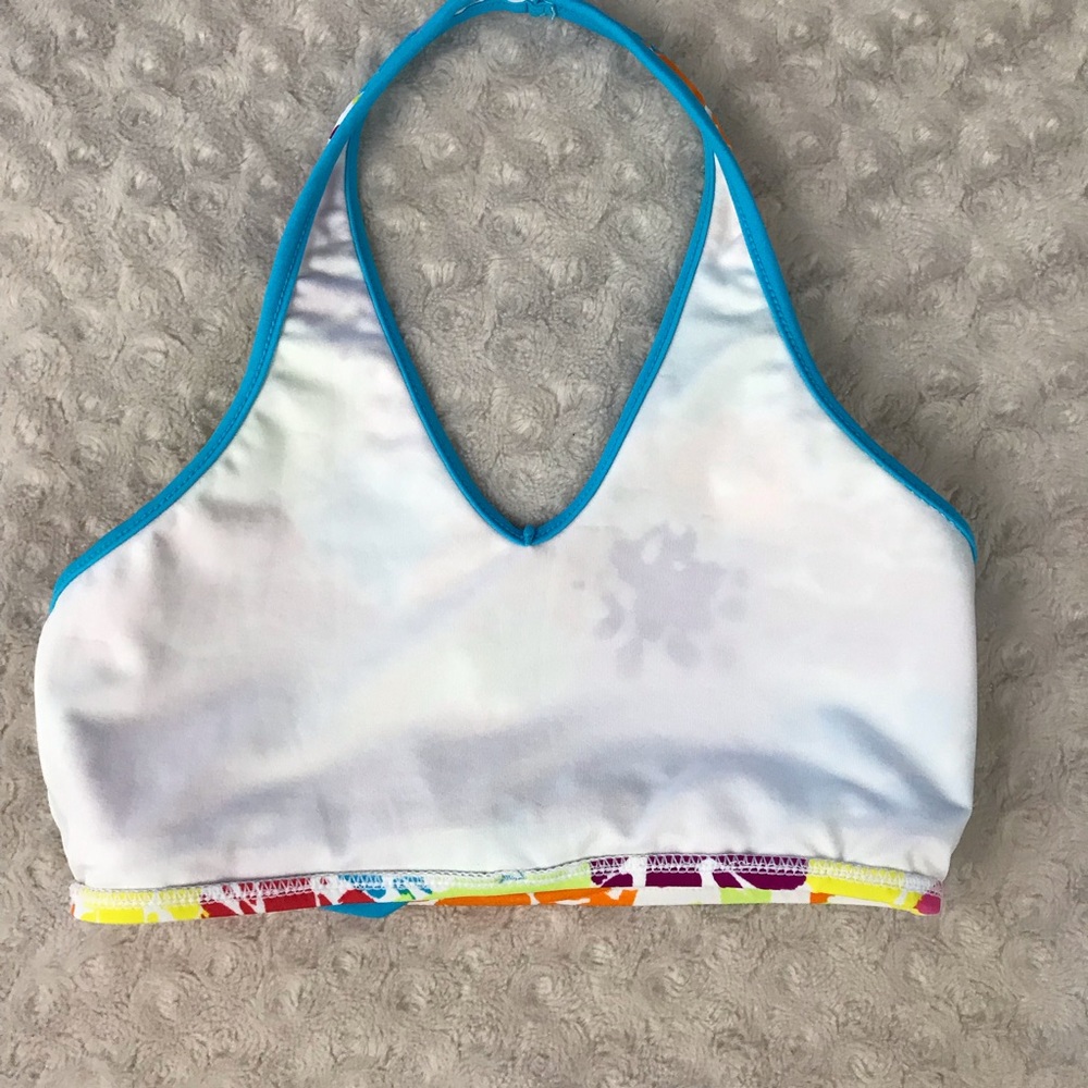 Hanna Andersson Halter Bikini Top 140 US 10 Floral - Picture 5 of 5